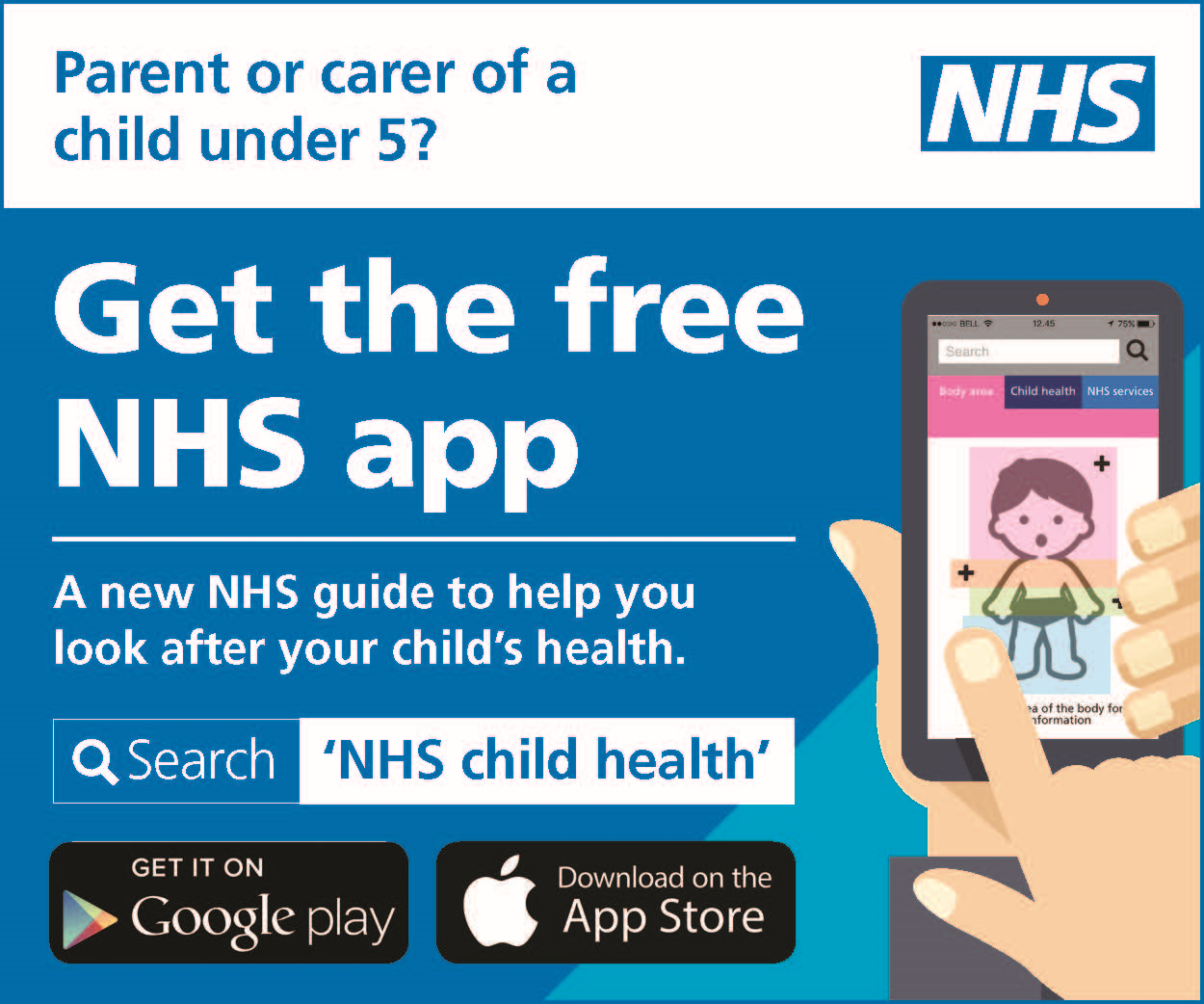 nhs app poster